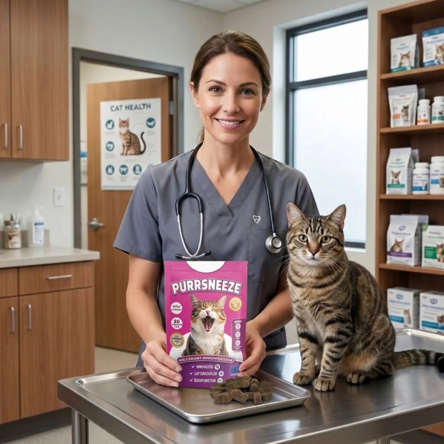 PurrSneeze – Naturligt stöd för fria luftvägar hos katt