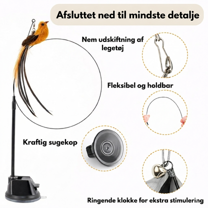 FeatherChase – Aktiverar din katts naturliga jaktinstinkt på direkten