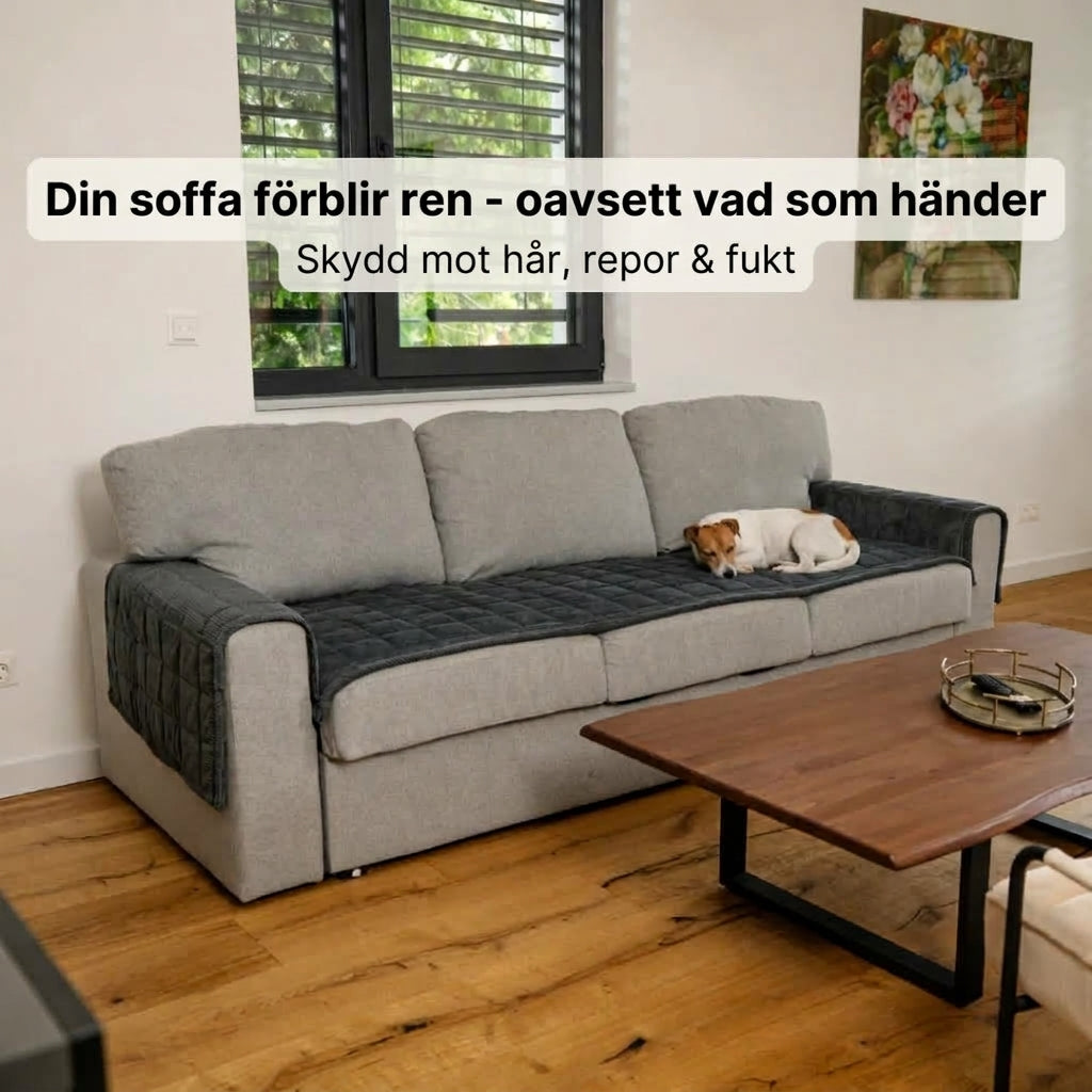CouchShield - Skydda soffan mot hundhår och tassavtryck