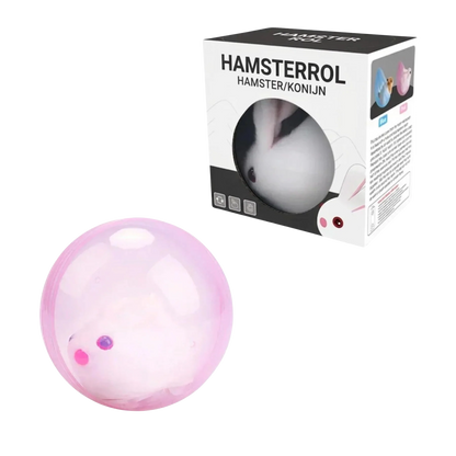 HamsterRul variant — kanin med lyserød bold