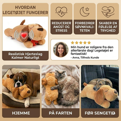 HeartPup – Hundkramleksak med Hjärtslag mot Separationsångest