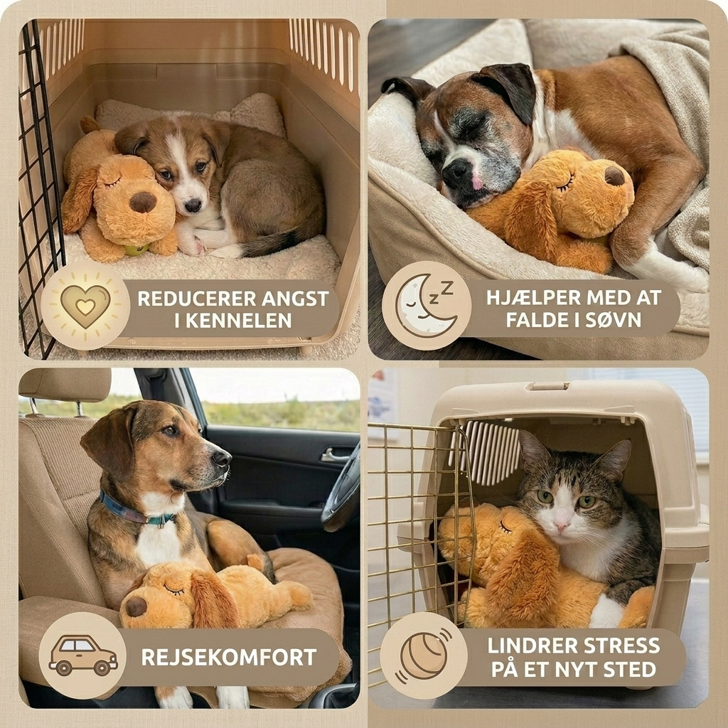 HeartPup – Hundkramleksak med Hjärtslag mot Separationsångest