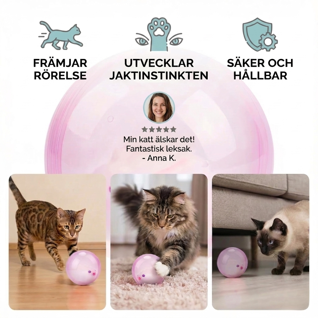HamsterRul – Hamsterkuglen katte ikke kan modstå
