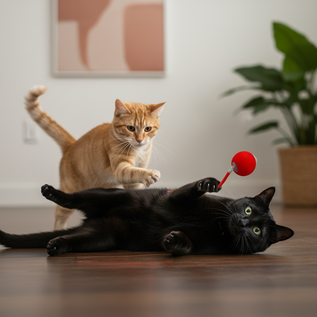 Catfri interaktiv jagtbold til katte