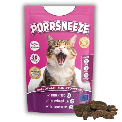 PurrSneeze – Naturligt stöd för fria luftvägar hos katt