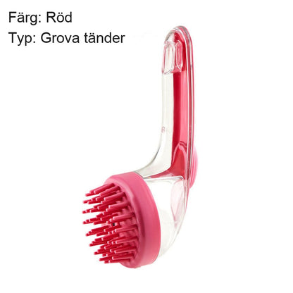 BathEase Röd Grova tänder