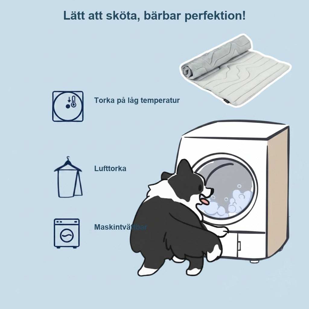 Lätt att sköta och maskintvättbar