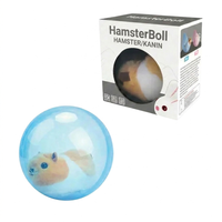 Hamster + blå boll