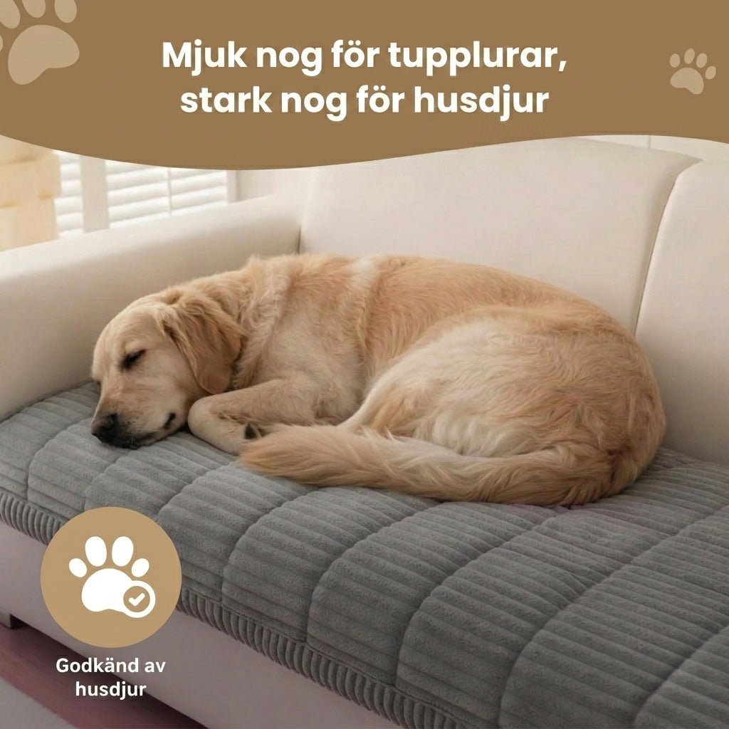 PawLounge Vadderat Plyschdivanbetäckning för Husdjur, bild 2