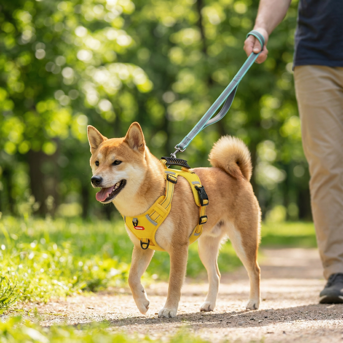 SafeWalk reflekterende anti-træk-hundesele
