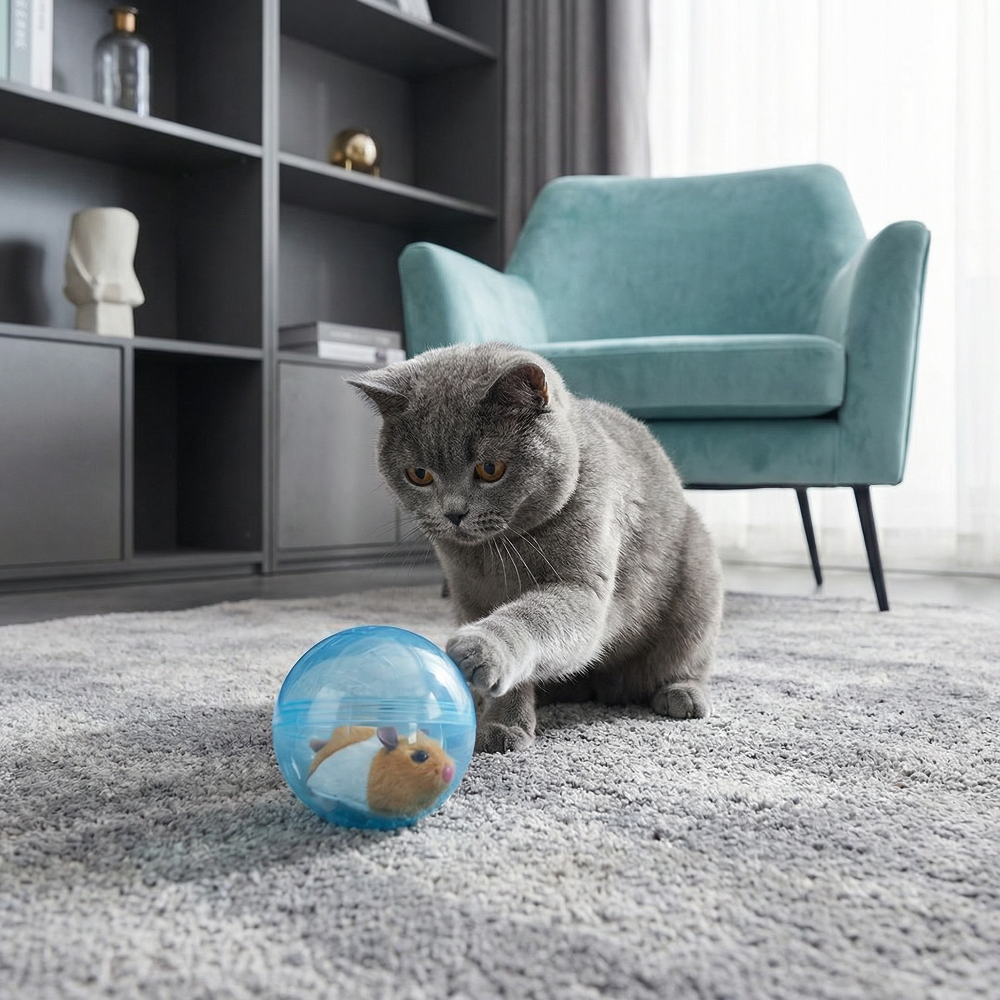 HamsterRul rullende hamsterbold kattelegetøj