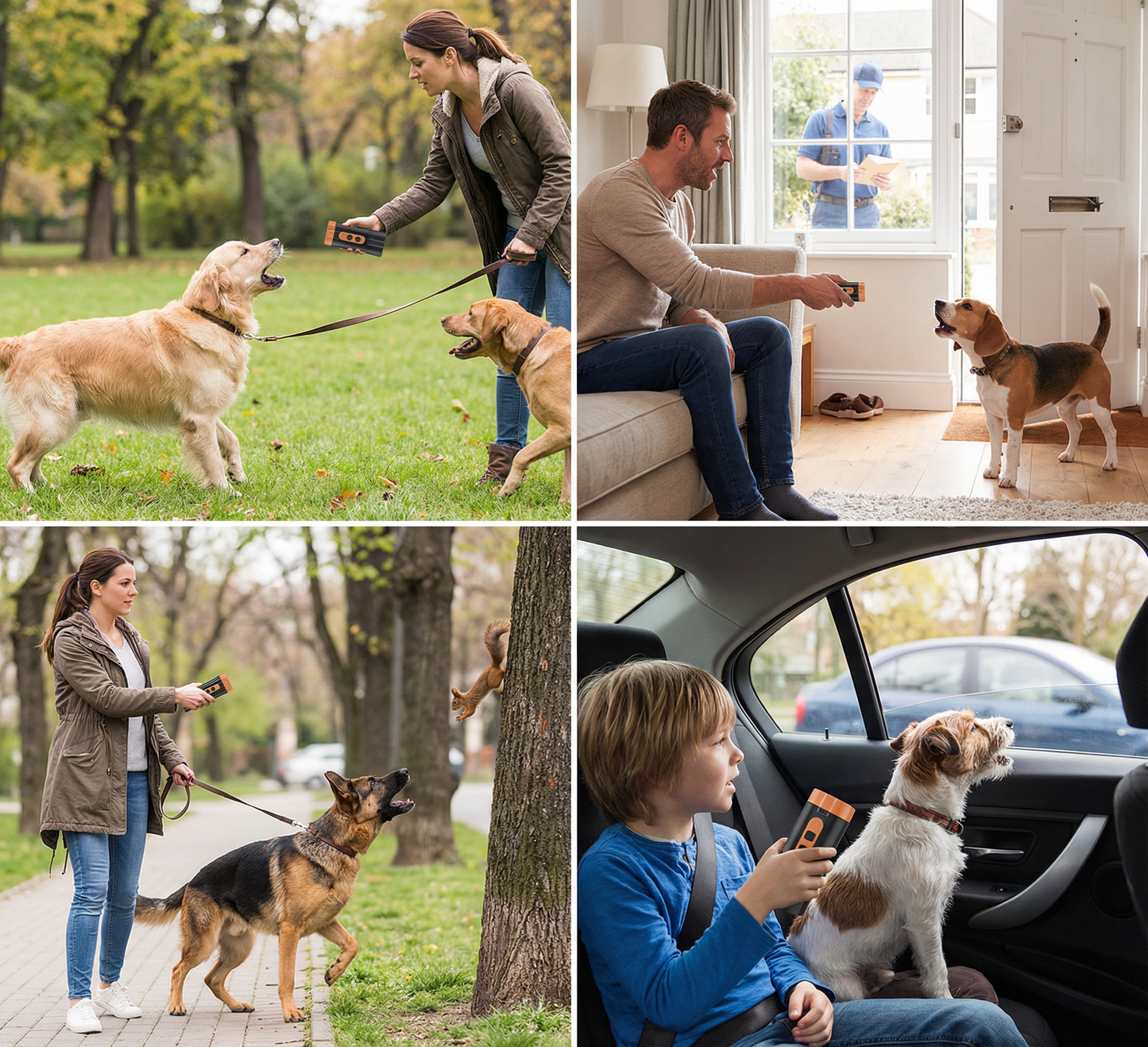 BarkGuard antiblaf trainer - zijaanzicht