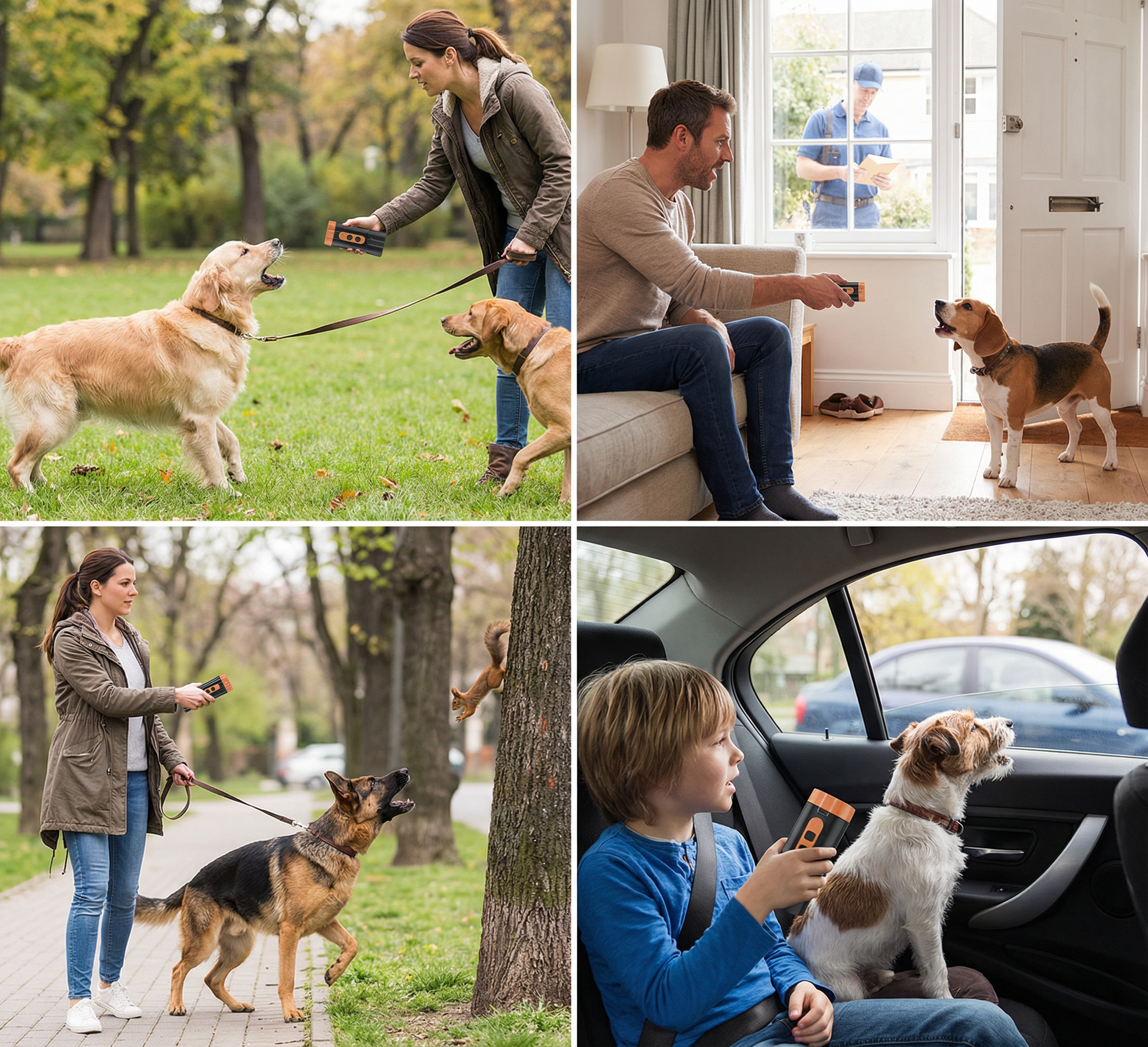 BarkGuard antiblaf trainer - zijaanzicht